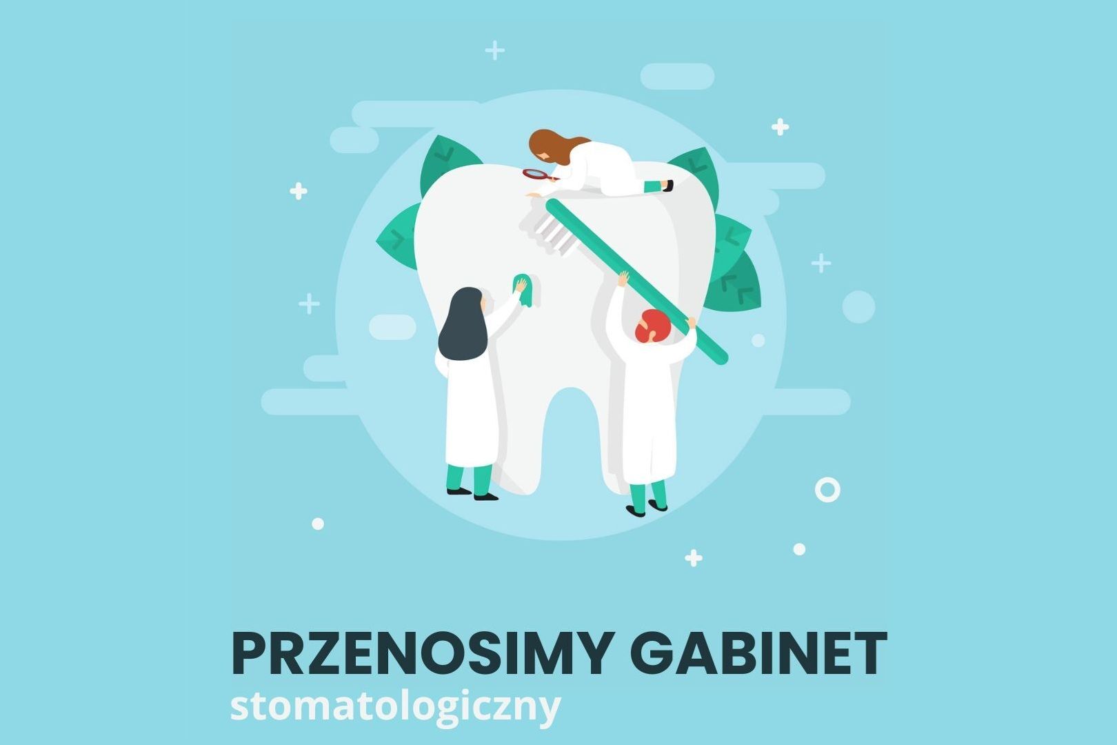 Przenosimy gabinet stomatologiczny
Wprowadziliśmy istotne zmiany jeśli chodzi o nasz gabinet sto...